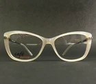 Cafe Boutique Eyeglasses Frames CB1049 C2 Pearl Cat Full Rim 53-15-135 New. Price: $44.99.