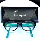 Vtg Kate Spade Halle/s 0DH4 Y7 Womens Black Teal Round Eyeglasses Frames Only Pre-owned. Price: $26.24.