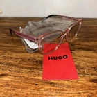 Hugo Women's Eyeglasses Pink Clear Cat Shape Full Rim Frame Hg 1266 047E 00 New. Price: $42.99.