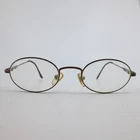 Brooks Brothers Bb 191 1135 Brown Oval Metal Eyeglasses Frames 47-20-135 Italy Pre-owned. Price: $44.99.
