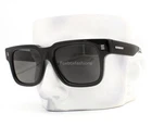 Burberry Sunglasses 4394 3001/87 Polished Black Gray Tint Silver Logo W/case New. Price: $135.00.