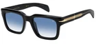 David Beckham 7100/S Black Gold/blue Shaded 52/21/145 Men Sunglasses New. Price: $295.00.