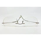 Silhoutte Titanium Eyeglasses Mens Brown Rimless Oval Frames 33213 Pre-owned. Price: $79.99.