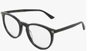 Gucci Oval Eyeglasses GG0027O 001 Black 50-20-140 New. Price: $185.00.