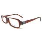 Vera Wang Eyeglasses Frames V147 Burgundy Red Silver Crystals 52-15-135 New. Price: $59.94.