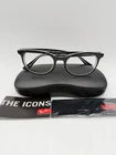 Ray Ban Eyeglasses RB5356 2034 Black On Clear 52 19 145 Case New. Price: $84.99.