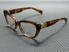 Miu Mu 06VV 11Q1O1 Striped Tobacco Women's 55 Mm Eyeglasses New. Price: $232.00.