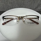 Christie Brinkley Eyeglasses Frame C312 Women Brown Rectangle Half Rim 52-16 135 New. Price: $23.88.