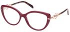 New Emilio Pucci EP-5162 066 Red & Gold Eyeglasses With Havana Tips 56/16/140. Price: $119.95.