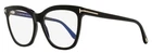 Tom Ford Blue Block Butterfly Eyeglasses TF6042-B 001 Black 54MM FT6042 New. Price: $169.00.