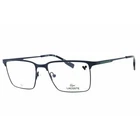 Lacoste Men's Eyeglasses Matte Blue Square Full Rim Metal Frame L2296 424 New. Price: $57.99.