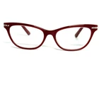 Valentino V2646R 613 Red Cat Eyeglasses Rhinestone Accents 51-16-135 Italy Pre-owned. Price: $49.99.