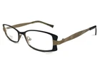 Jean Lafont Eyeglasses Frames Claire 181 Matte Black Striped Gold 51-16-135 New. Price: $99.99.