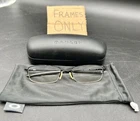 Oakley Eyeglasses OX3093-0153 Valve Polished Black Half Rim Frame 53-18-135 Case Pre-owned. Price: $60.00.