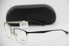 New Ray-ban Rb 6421 2997 Black Gray Authentic W/case Eyeglasses 54-18 K1. Price: $93.60.