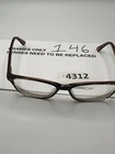 Anne Klein Eyeglasses Frames AK5055 208 Mocha Clear Brown Tiger Print 54-16-135 Pre-owned. Price: $27.49.