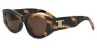 Celine Triomphe Cl 40308U 53E Shiny Havana/brown Geometric Women's Sunglasses New. Price: $249.00.