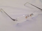 Kazuo Kawasaki Eyeglass MP703 # 86 Champagne Olive Titanium Rimless 19-140 New. Price: $179.95.