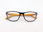 Calvin Klein Eyeglasses, Frames Only, CK18540 410, 54-17-145, Plastic, Blue/gold Pre-owned. Price: $39.99.