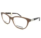 Covergirl Eyeglasses Frames CG0458 Shiny Light Brown Crystals 55-16-140 New. Price: $39.99.