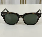 Ray-ban Meteor Rb 4168 710 3N 50-20 Tortoise Shell Light Havana Sunglasses Italy Pre-owned. Price: $65.00.