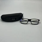 Oakley Pitchman Eyeglasses OX8050-0155 Satin Black 55-18 Rectangular Frames Case Pre-owned. Price: $41.40.
