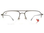 Maui Jim Eyeglasses Frames MJO2516-11B Brushed Silver Pilot Half Rim 52-17-145 New. Price: $149.34.