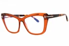 New Tom Ford Eyeglasses Tf Case FT5826B 048 Shiny Dark Brown (55-16-140). Price: $196.99.