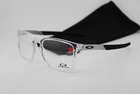 New Oakley OX8055-0356 Exchange Clear Black Authentic Eyeglasses 56-17. Price: $217.56.