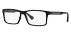 Emporio Armani Rectangle Eyeglasses '0EA3038 '5063 54MM 'rubber Black - New. Price: $55.19.