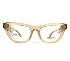 Burberry Eyeglasses Frames B2406-U 4068 Transparent Brown Asian Fit 50-18-140 New. Price: $147.77.