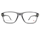 Puma Eyeglasses Frames PU04090 002 Transparent Grey Rectangle Full Rim 52-17-145 New. Price: $50.95.