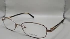 Calvin Klein CK7241 Shiny Brown Metal Oval Eyeglasses Frame 53-16-135 New. Price: $12.38.