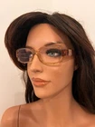 Authentic Chanel Chrystal Logo Brown Gasses Frames & Case Pre-owned. Price: $179.00.