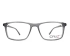 Cruz Eyeglasses Frames Manor Ln Grey Rectangle Full Rim 55-17-145 New. Price: $64.89.
