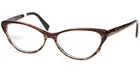 New Seraphin Crocus Brown Leopard Eyeglasses 54-15-140MM B36MM Japan. Price: $194.99.