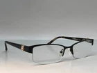 Bulova Eyeglasses Pisa Black Half Rim 52-17-135 Metal Tortoise Frames Only Pre-owned. Price: $15.87.