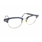 Sro 1/40 10K Rgp Vintage Retro Black Gold Round Eyeglasses Frames 22 150 Usa Pre-owned. Price: $79.99.