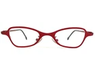 Vintage Eyeworks Eyeglasses Frames Rooty 448 Polished Red Cat 40-20-125 New. Price: $59.99.