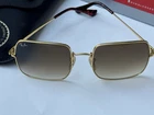 New Ray-ban RB1971 9147/51 Square Classic Polished Gold Grad Brown Sunglasses 54. Price: $125.95.
