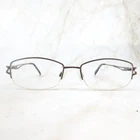 Genesis Topa Eyeglasses Frame G5003 Men's Brown Half Rim Rectangular 51-17-130 Pre-owned. Price: $26.99.