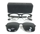 Revolution Eyeglasses Frames Lido Gry Gray Faded W/ Polarized Clip-on 51-19-140 New. Price: $78.39.