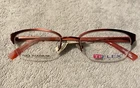 Ti Flex WPTFL2101 554306226 Red Eyeglass Frames 50-18-135 Ret $124 New. Price: $19.99.