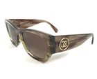 Chanel Sunglasses 5507-A C.1743/S5 Khaki Brown Transparent Asian Fit Frames New. Price: $287.99.