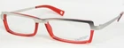 Enjoy Silver / Red Eyeglasses Frame 50-15-140MM New. Price: $45.00.