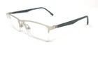 Izod IZ2058 Eyeglasses Frame Half Rimless 52-17-145 Silver/grey Blue Matte HR00 Pre-owned. Price: $26.64.