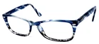 Ray-ban RB5228M 5839 Blue Gray Split 54-17-145 Eyeglasses Frame Pre-owned. Price: $32.00.