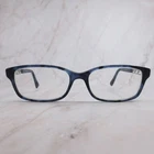 Coach HC6148 5593 Blue Tortoise Rectangular Eyeglasses Frames Womens 52-16-140 Pre-owned. Price: $44.99.