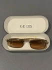 Guess Sunglasses GU280 No Dice Rectangular Frames 55 19-137 Brown See Pics Pre-owned. Price: $20.00.