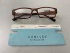 Konishi Eyeglass Frames KM5011 C2 Brown 52-18-140 Pre-owned. Price: $17.00.